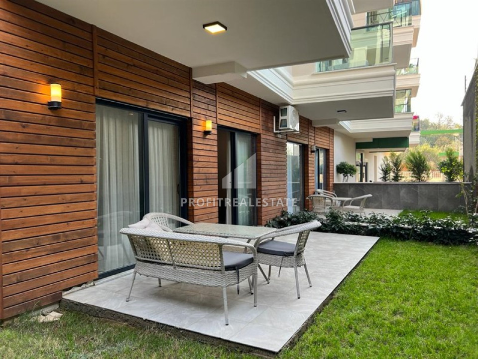 Дизайнерская двухуровневая квартира 110 м2 с собственным выходом в сад, в комплексе с инфраструктурой, Оба, Аланья ID-11265 фото-1