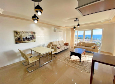 Меблированная трехкомнатная квартира 110 м2, на первой береговой линии, с панорамным видом на море, в Демирташе, Аланья ID-11273 фото-6