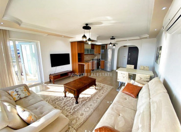 Меблированная трехкомнатная квартира 110 м2, на первой береговой линии, с панорамным видом на море, в Демирташе, Аланья ID-11273 фото-7
