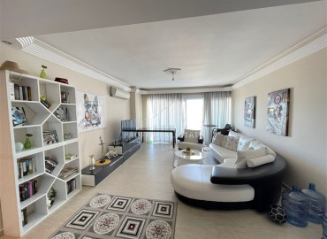 Двухуровневые апартаменты для большой семьи, с мебелью и техникой, всего в 550 метрах от пляжа Махмутлара, Аланья ID-11303 фото-2