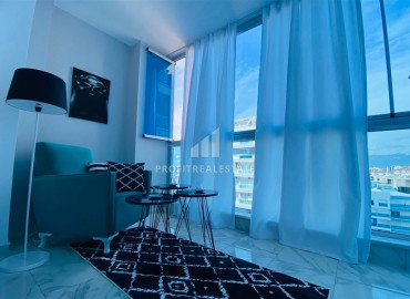 Элегантная двухкомнатная квартира 60 м2, с мебелью, застекленным балконом, в 500 метрах от моря в Махмутларе, Аланья ID-11323 фото-13