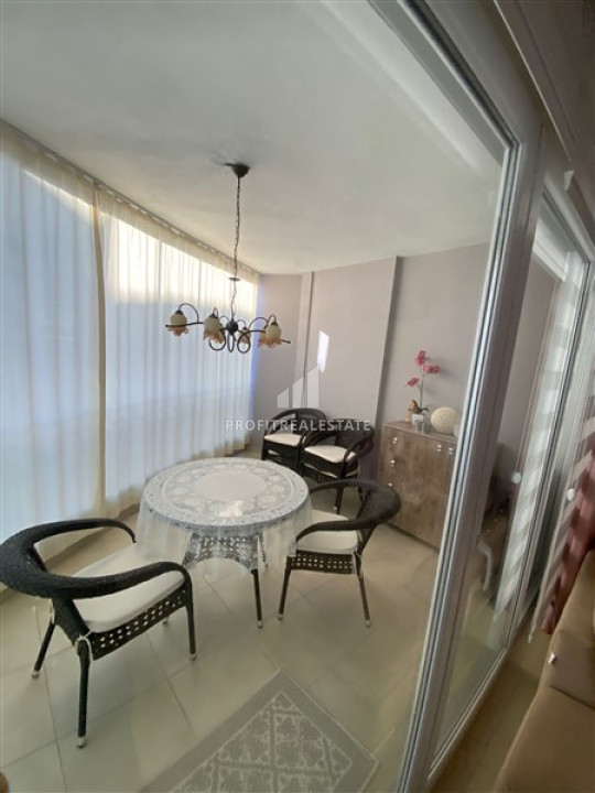 Уютная трехкомнатная квартира 130 м2, с застекленным балконом, в Джикджилли, Аланья ID-11331 фото-2