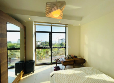 Меблированная двухкомнатная квартира,60м², в элитном комплексе, в 300м от моря в районе Алании - Кестель ID-11352 фото-13