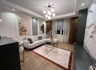 One-bedroom apartment with a designer interior, 60m², near the Dim Chay River in Alanya - Kestel ID-11378 фото-2