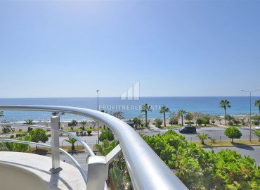Элегантная трехкомнатная квартира 80 м2 с панорамным видом на море, в 50 метрах от пляжа, Кестель, Аланья ID-11382 фото-20