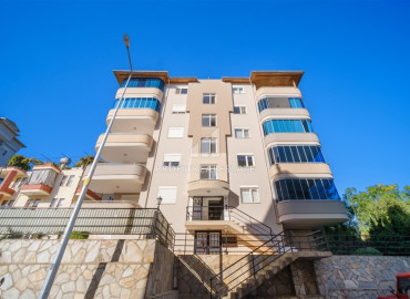 Bright two bedroom apartment 90 m2, furnished and glazed balcony in Cikcilli, Alanya ID-11385 фото-1