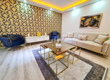 Двухкомнатная квартира, с дизайнерским интерьером, в резиденции 2021 года, Махмутлар, Аланья, 67 м2 ID-11391 фото-3