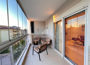 Уютная меблированная квартира 1+1, 55 м2, с застекленным балконом в 350 метрах от моря, в центре Аланьи ID-11406 фото-9
