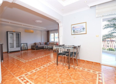 Elegant bright apartment 125 m2 with two bedrooms, furnished, 700 meters from the beach in Alanya ID-11407 фото-5