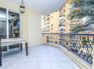 Elegant bright apartment 125 m2 with two bedrooms, furnished, 700 meters from the beach in Alanya ID-11407 фото-9