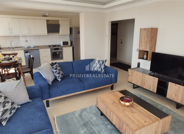 Furnished apartment 2 + 1, with sea views, in a residence with facilities in Mahmutlar, Alanya ID-11416 фото-10