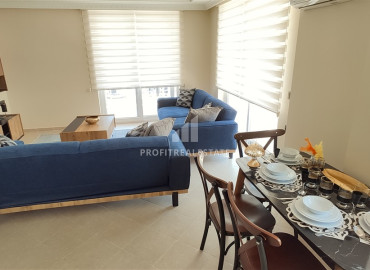 Furnished apartment 2 + 1, with sea views, in a residence with facilities in Mahmutlar, Alanya ID-11416 фото-15