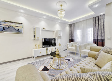 Designer one bedroom apartment, 60m², 200m from the sea, in Mahmutlar, Alanya ID-11427 фото-2