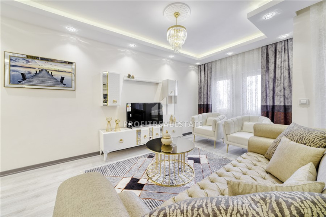 Дизайнерская квартира с одной спальней, 60м², в 200м от моря, в районе Махмутлар, Алания ID-11427 фото-2