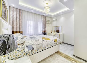 Дизайнерская квартира с одной спальней, 60м², в 200м от моря, в районе Махмутлар, Алания ID-11427 фото-9