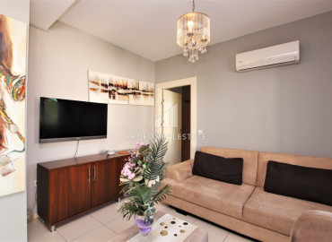 Cozy one-bedroom apartment 50 m2, furnished, 300 meters from the sea, in Oba, Alanya ID-11430 фото-13
