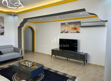 Designer furnished apartment 2 + 1, with a separate kitchen, 200 meters from the sea in Mahmutlar, Alanya ID-11434 фото-4