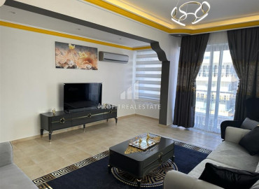 Дизайнерская меблированная квартира 2+1, с отдельной кухней, в 200 метрах от моря в Махмутларе, Аланья ID-11434 фото-8