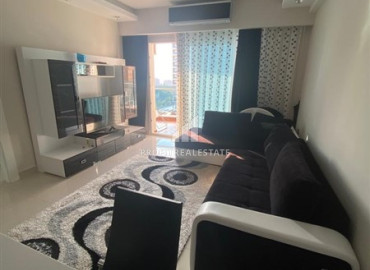 Меблированная двухкомнатная квартира, 68м², с видом на море в элитном комплексе Махмулара, Алания ID-11435 фото-7