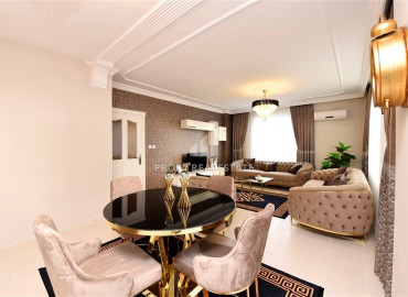 Elegant apartment 2 + 1, 120m², in a residence with a swimming pool 400m from the sea in Oba, Alanya. ID-11463 фото-4