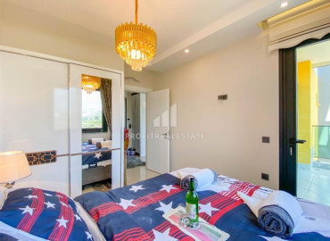 Stylish bright one-bedroom apartment 50 m2, ready to move in, with mountain views, in Mahmutlar, Alanya ID-11472 фото-5