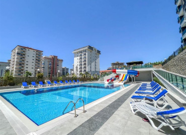 Stylish bright one-bedroom apartment 50 m2, ready to move in, with mountain views, in Mahmutlar, Alanya ID-11472 фото-7