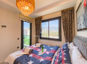 Stylish bright one-bedroom apartment 50 m2, ready to move in, with mountain views, in Mahmutlar, Alanya ID-11472 фото-11