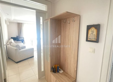 Bright furnished apartment 75 m2, with one bedroom and sea views in a residence with facilities in Oba, Alanya ID-11471 фото-8