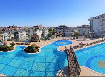 Bright furnished apartment 75 m2, with one bedroom and sea views in a residence with facilities in Oba, Alanya ID-11471 фото-16