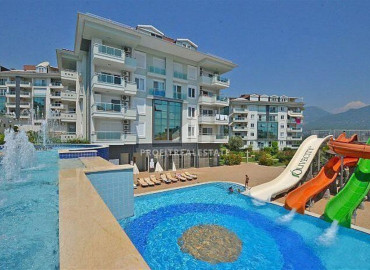 Bright furnished apartment 75 m2, with one bedroom and sea views in a residence with facilities in Oba, Alanya ID-11471 фото-19
