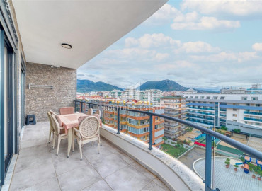 Luxury apartment 2 + 1 with author&#39;s interior, overlooking the sea, 50 meters from the beach in Oba, Alanya ID-11469 фото-14