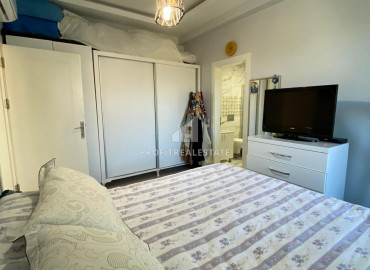 Меблированная квартира 3+1, 115 м2, с отдельной кухней, с видом на море, в 50 метрах от пляжа в Каргыджаке, Аланья ID-11480 фото-14