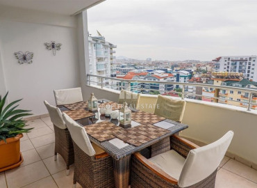 Duplex furnished apartment 138 m2, with two bedrooms and sea views in Cikcilli, Alanya ID-11481 фото-15