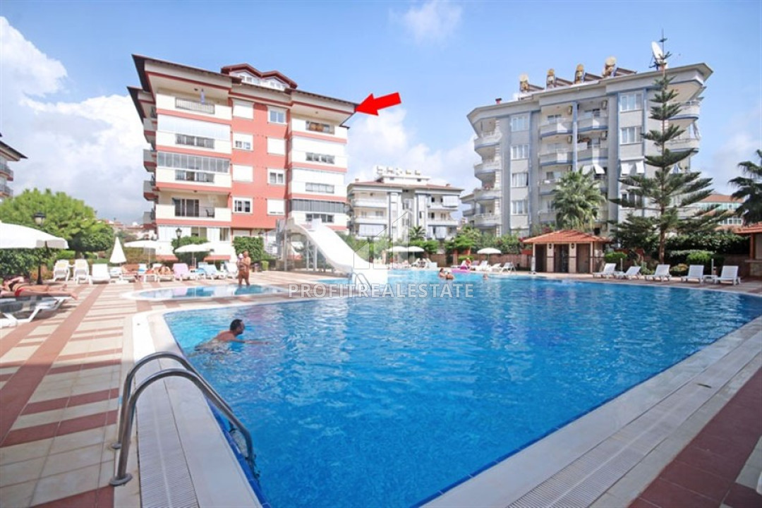 Ready to move in, duplex 4+1, 240m², in a cozy residence 600m from the sea in Oba, Alanya ID-11485 фото-1
