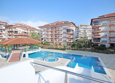 Elegant furnished penthouse 200 m2, with five bedrooms, in a residence with facilities, Oba, Alanya ID-11490 фото-1