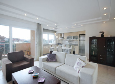 Elegant furnished penthouse 200 m2, with five bedrooms, in a residence with facilities, Oba, Alanya ID-11490 фото-5