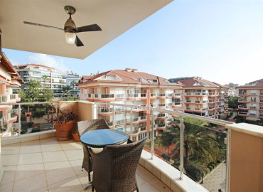 Elegant furnished penthouse 200 m2, with five bedrooms, in a residence with facilities, Oba, Alanya ID-11490 фото-7