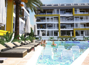 New investment project 400 meters from the sea, in a residence with facilities, Kestel, Alanya, 43-130 m2 ID-11501 фото-4