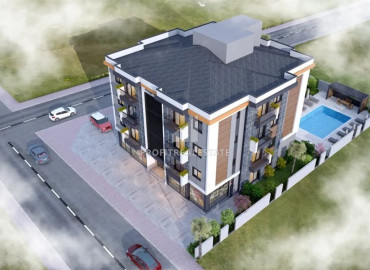 Двухкомнатные апартаменты в строящемся доме, Алтынташ, Аксу, Анталья, 50 м2 ID-11531 фото-2