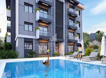 One bedroom apartment in a house under construction, Altintash, Aksu, Antalya, 50 m2 ID-11531 фото-6