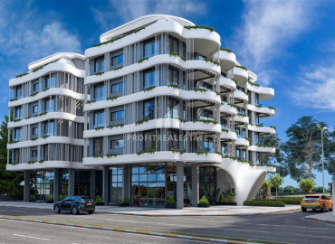 Инвестиционное предложение: двухкомнатная квартира 66,5 м2, в строящемся жилом комплексе у самого моря в Каргыджаке, Аланья ID-11536 фото-1