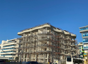 Инвестиционное предложение: двухкомнатная квартира 66,5 м2, в строящемся жилом комплексе у самого моря в Каргыджаке, Аланья ID-11536 фото-14