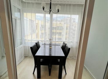 Недорогая двухкомнатная квартира 65 м2, с застекленным балконом, в 250 метрах от моря в Махмутларе, Аланья ID-11550 фото-9