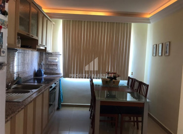 Furnished two bedroom apartment 120 m2, with sea view, in a residence with facilities in Cikcilli, Alanya ID-11552 фото-7