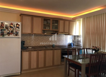 Furnished two bedroom apartment 120 m2, with sea view, in a residence with facilities in Cikcilli, Alanya ID-11552 фото-9