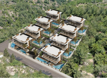 New investment project: a luxurious residence of villas with facilities, in Oba, Alanya, 200 m2 ID-11554 фото-3