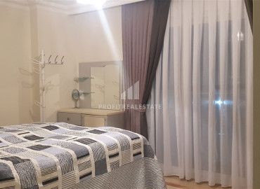 Elegant furnished 2+1 view penthouse, 110m², in a cozy residence 600m from the sea in Oba, Alanya ID-11557 фото-17