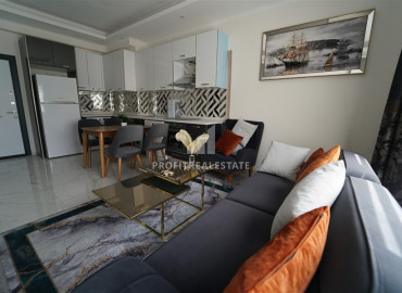 Элегантные апартаменты 1+1, 60м², в новой резиденции с бассейном в 450м от пляжа Клеопатры, Алания ID-11563 фото-4