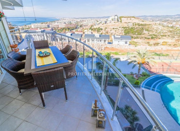 View three bedroom penthouse, 150m² in a cozy residence in Alanya Konakli, 200m from the sea ID-11596 фото-6