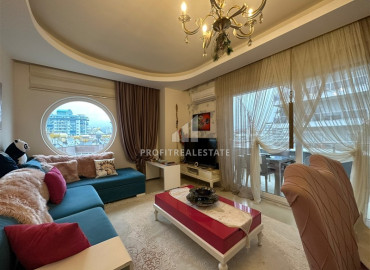 Большая видовая квартира с одной спальней, 60м², с двумя балконами, в 150м от моря в Махмутларе, Алания ID-11608 фото-2